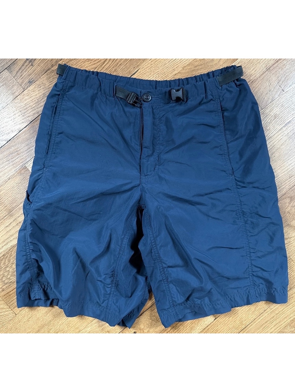 Small - Men - Patagonia Navy Blue Nylon Outdoor Shorts